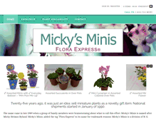Tablet Screenshot of mickysminis.org